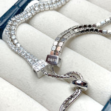Load image into Gallery viewer, Diamante Double Strand Bracelet