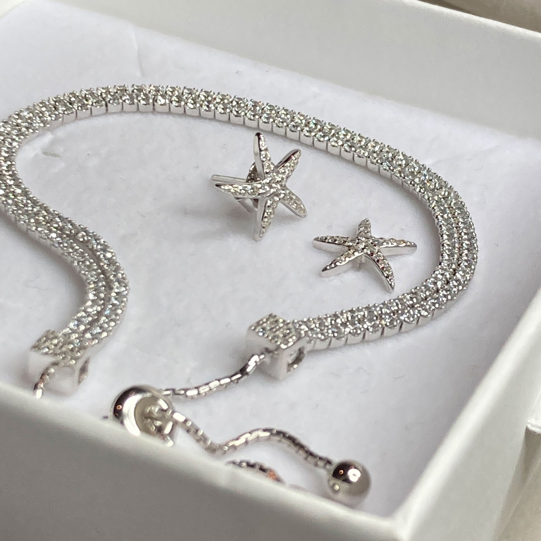Starfish jewelry cheap set