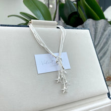 Load image into Gallery viewer, Silver plated multi starfish bracelet