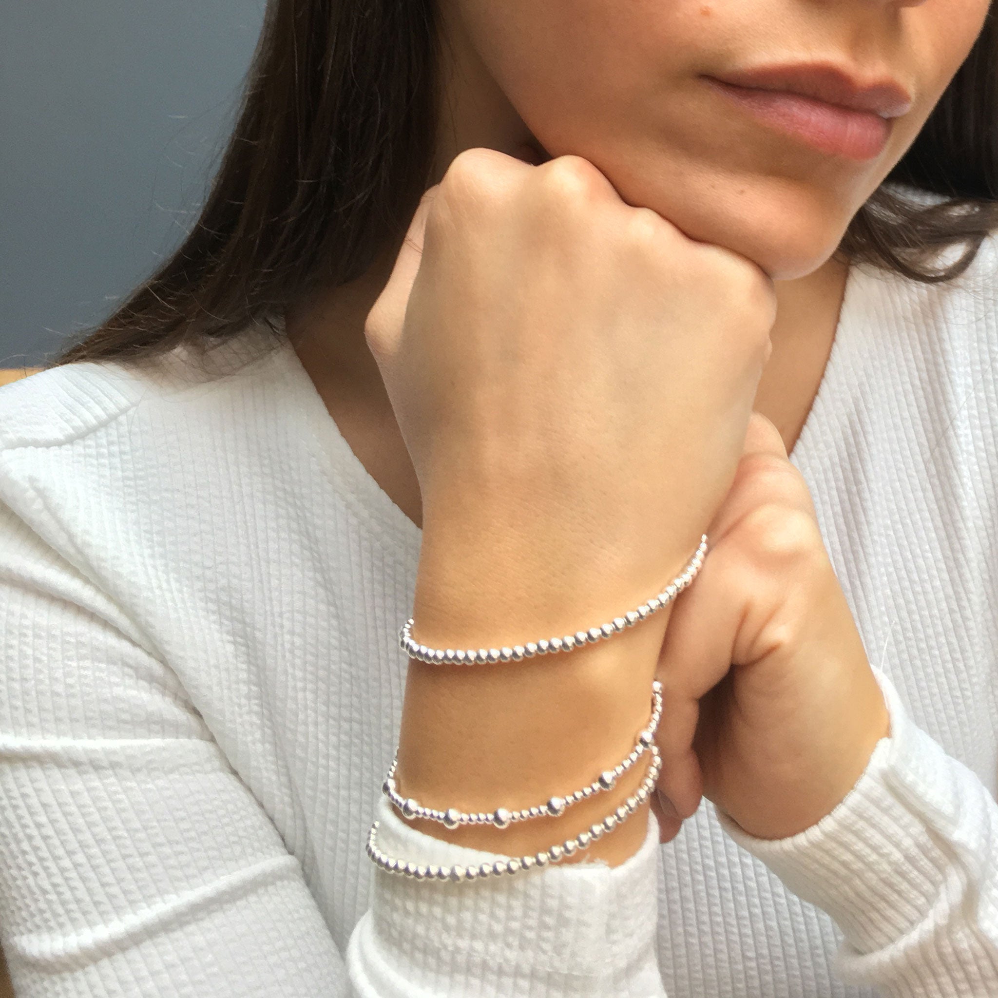 Stacking simple bracelet