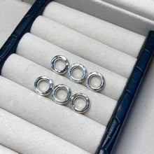 Load image into Gallery viewer, &#39;Fabulous&#39; silver bead bracelet with gold or silver hammered rings
