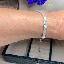 Load image into Gallery viewer, Diamante Double Strand Bracelet
